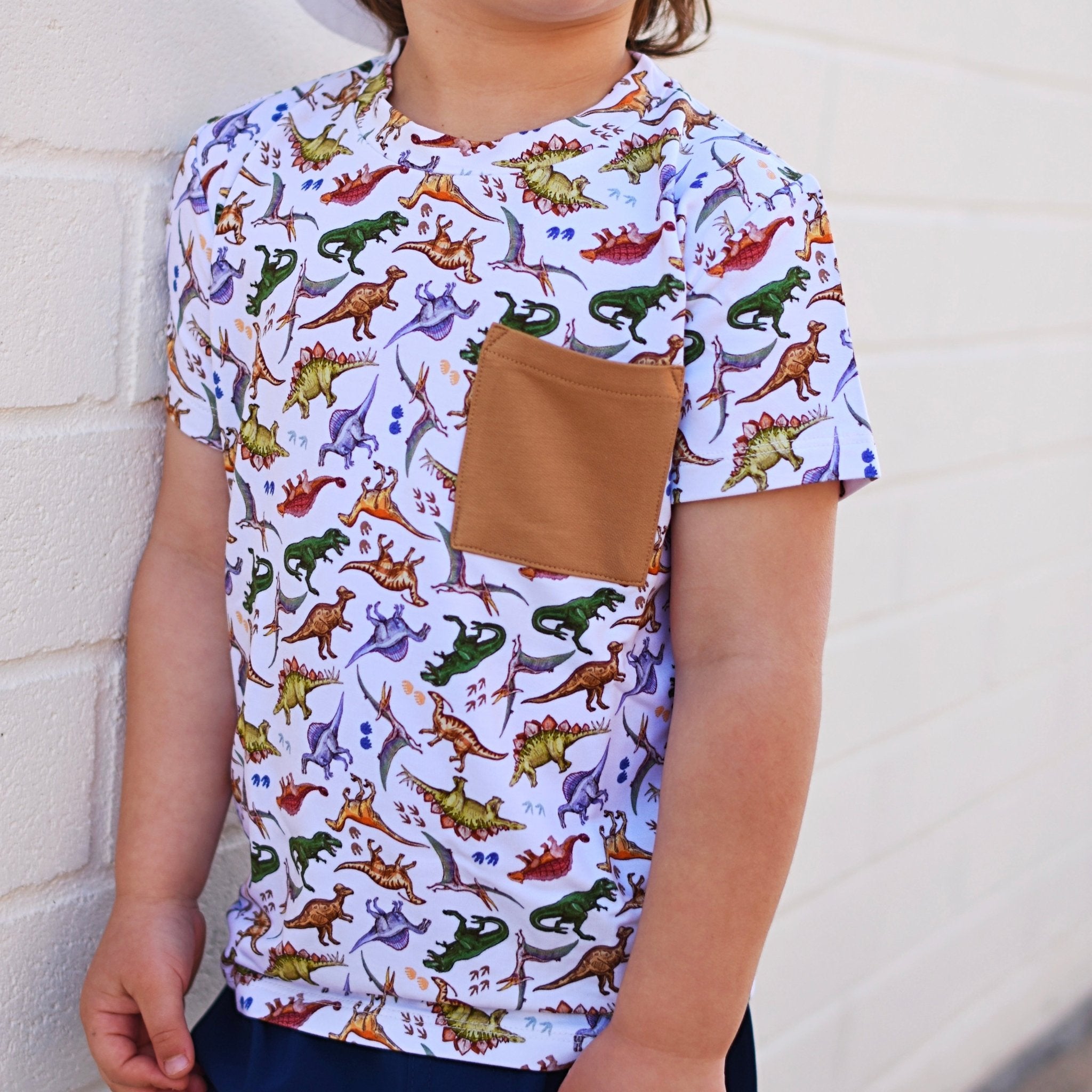 Dino Bamboo Pocket Tee - George Hats