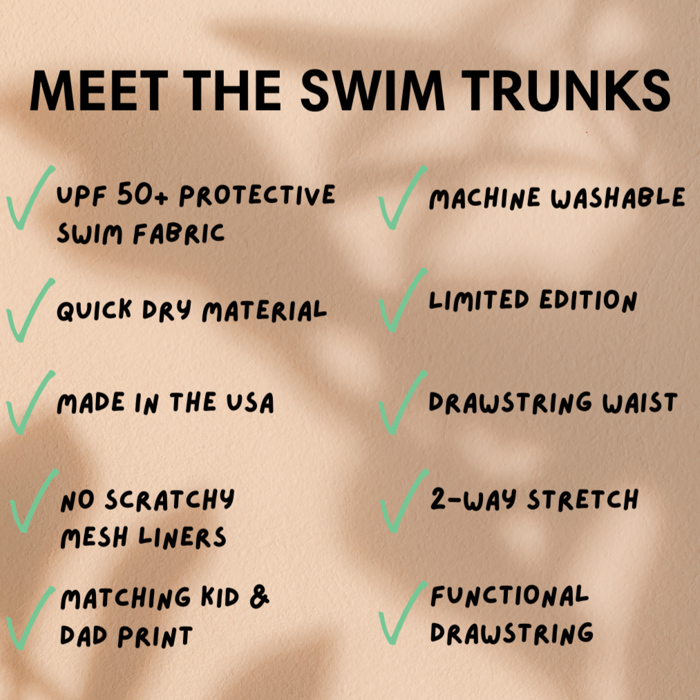 Adult Check Swim Shorts