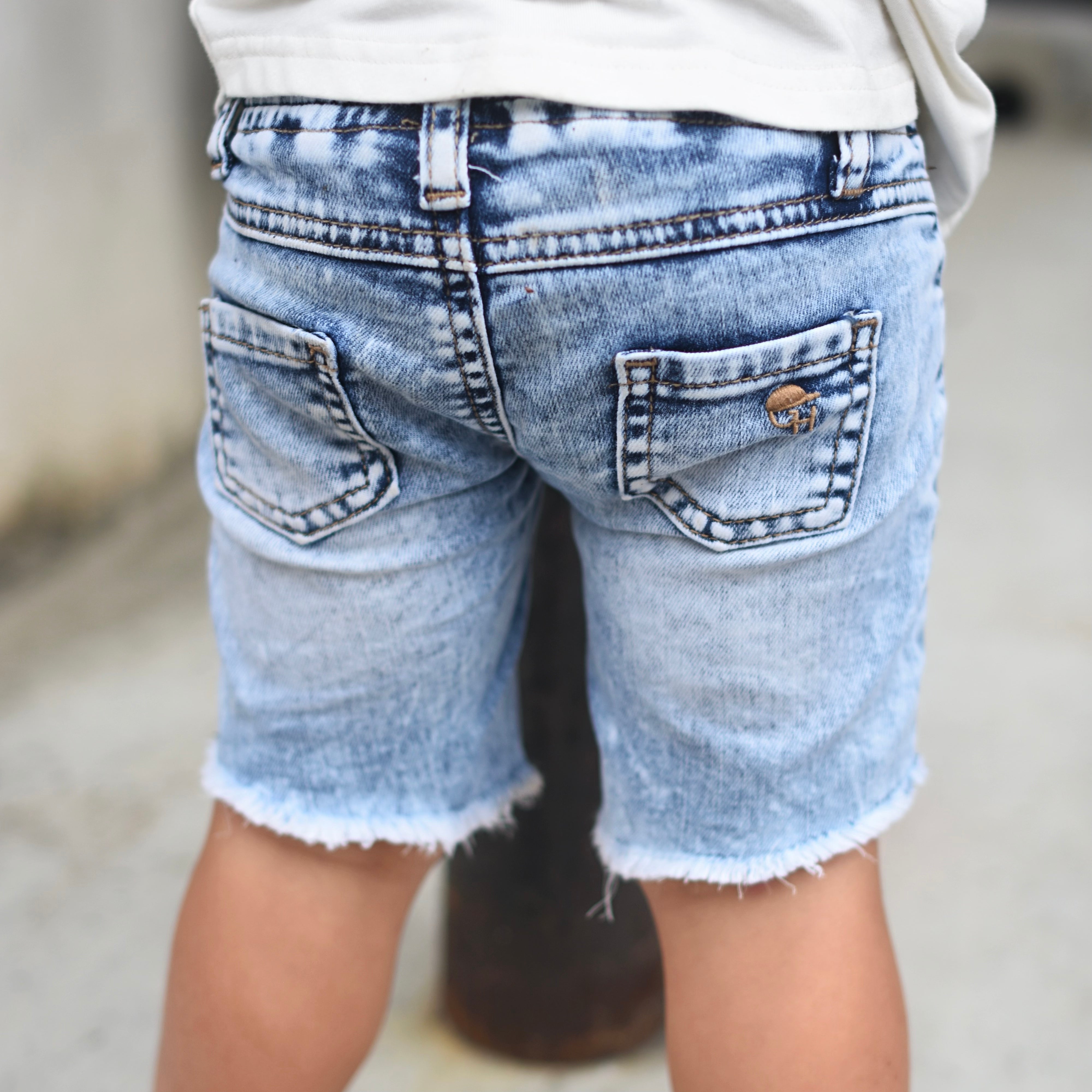 Light Denim Shorts