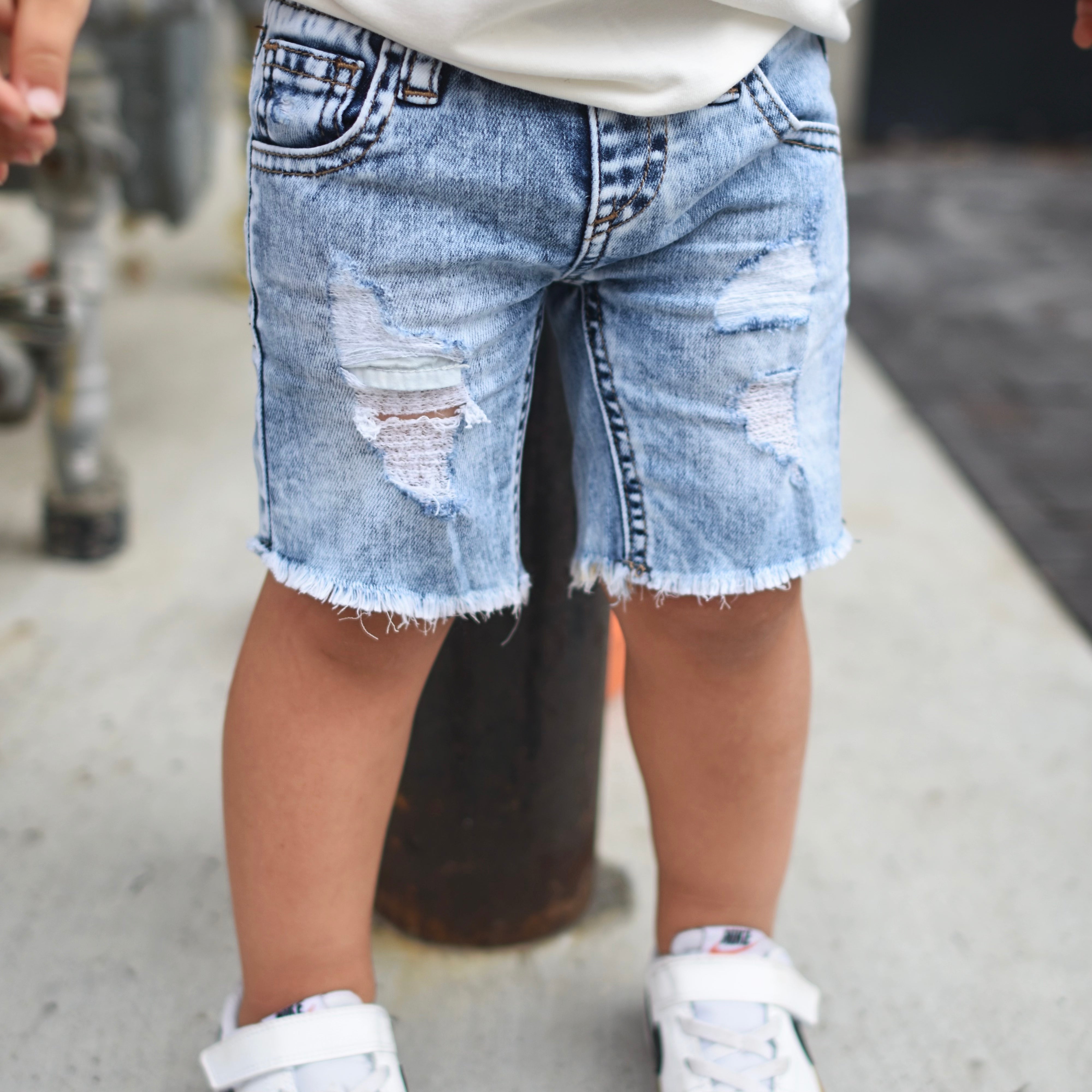 Light Denim Shorts