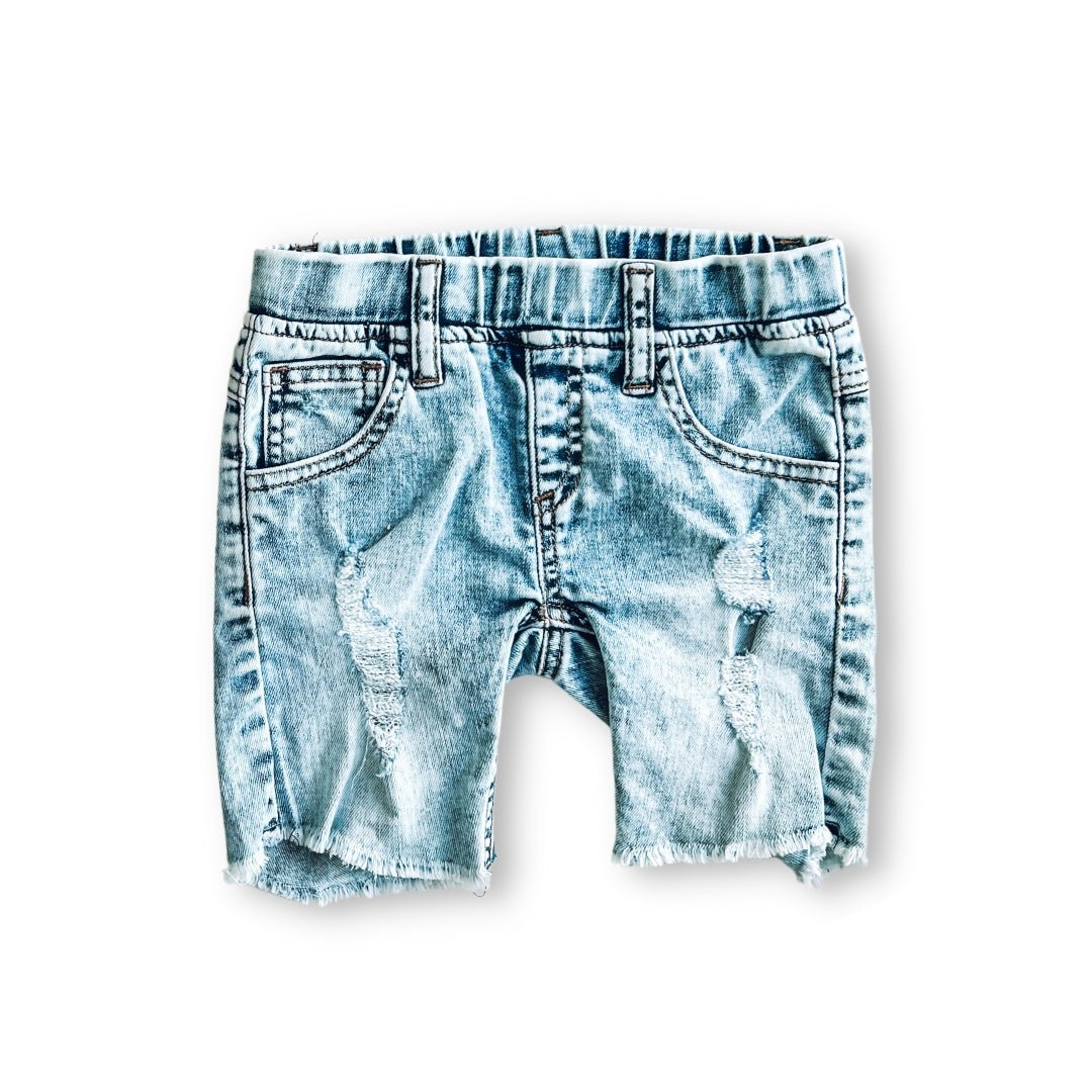 Light Denim Shorts - George Hats