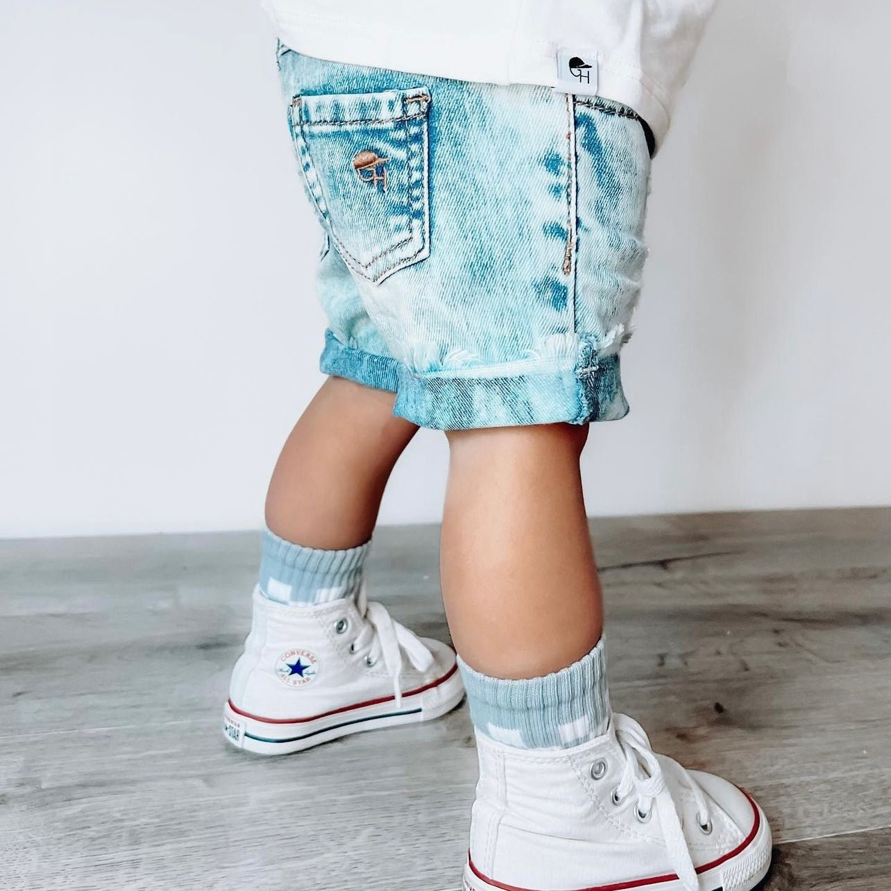 Light Denim Shorts - George Hats