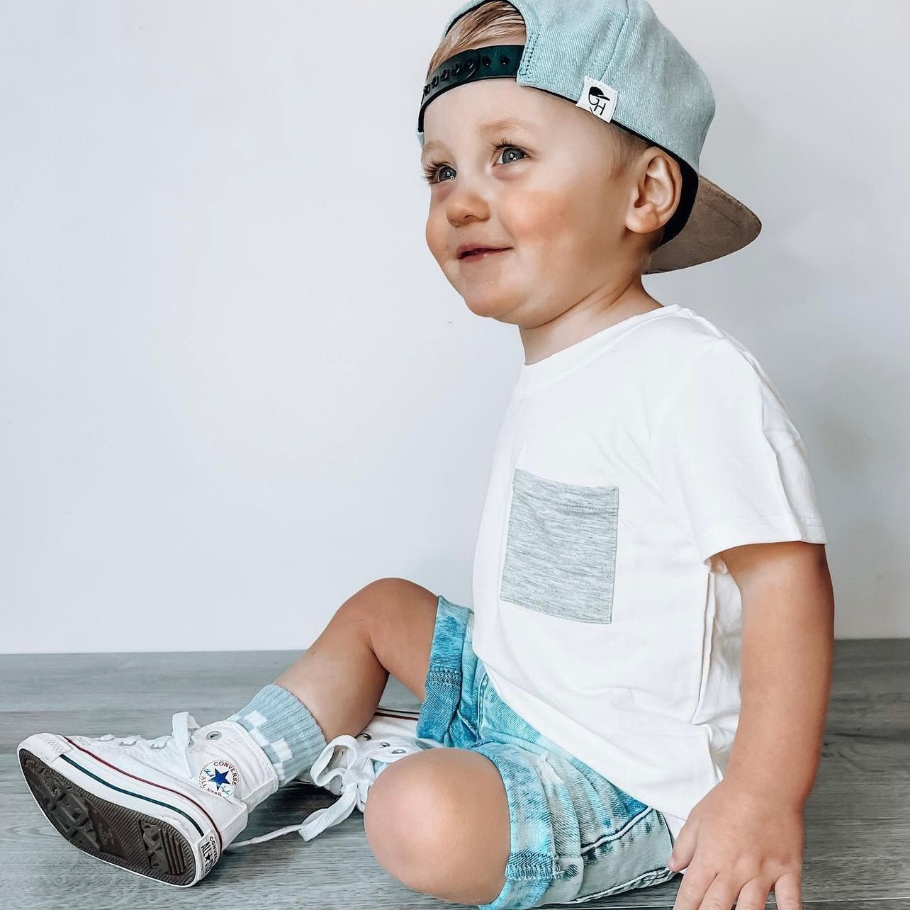 Light Denim Shorts - George Hats