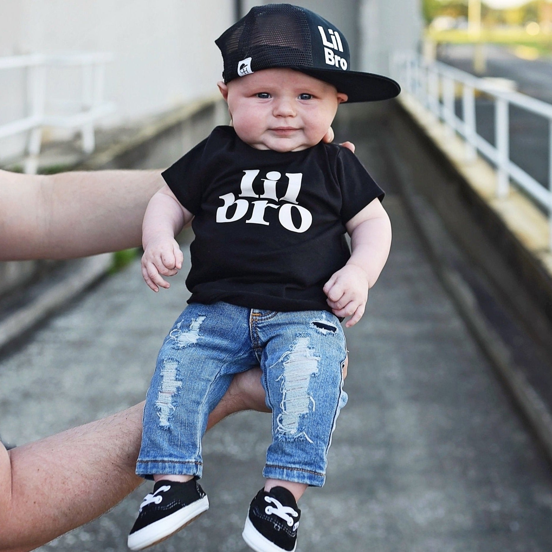 LIL Bro Trucker infant snapback hat - George Hats