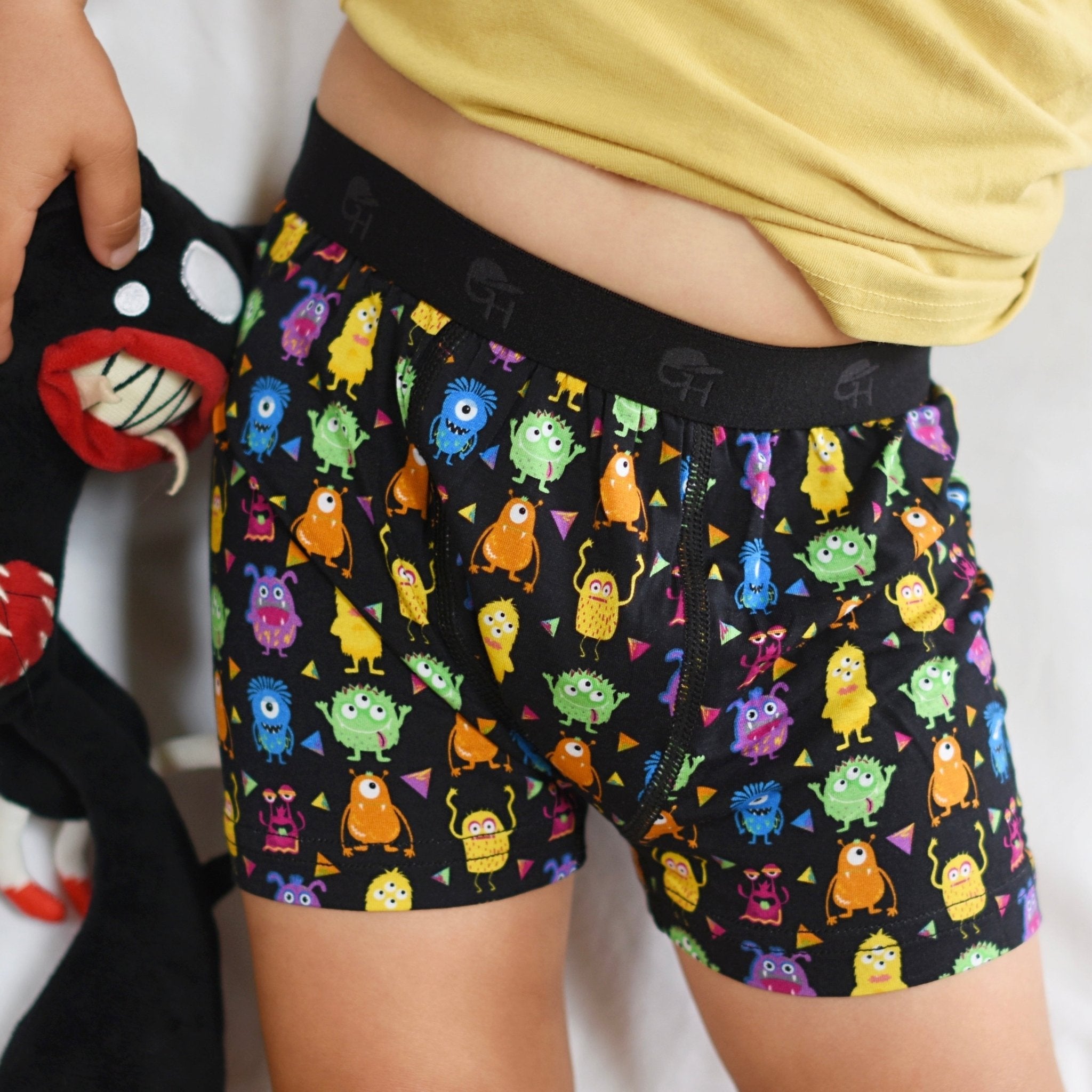 Neon Critters Boxer Briefs - George Hats