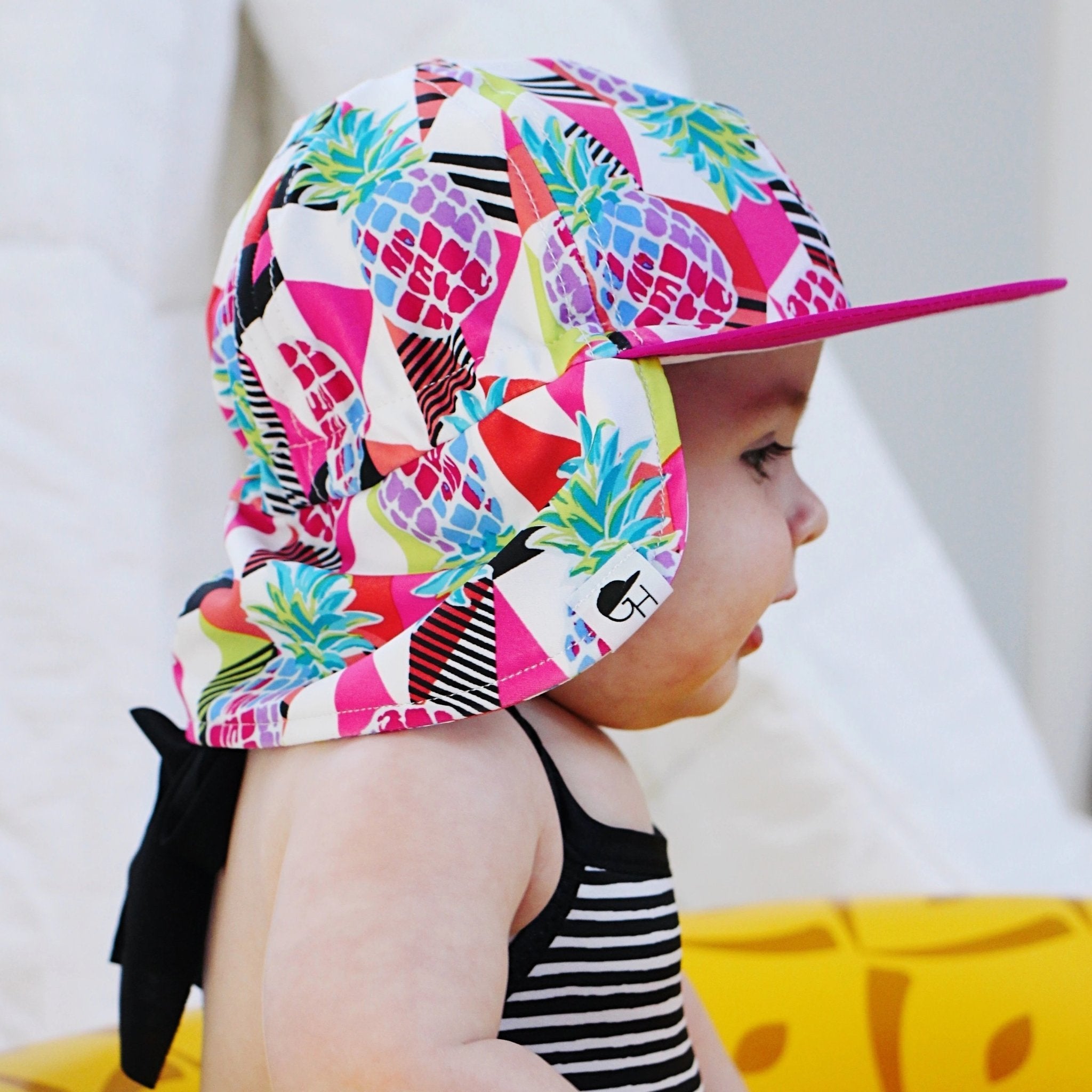 Pink Pineapple Sun Hat - George Hats