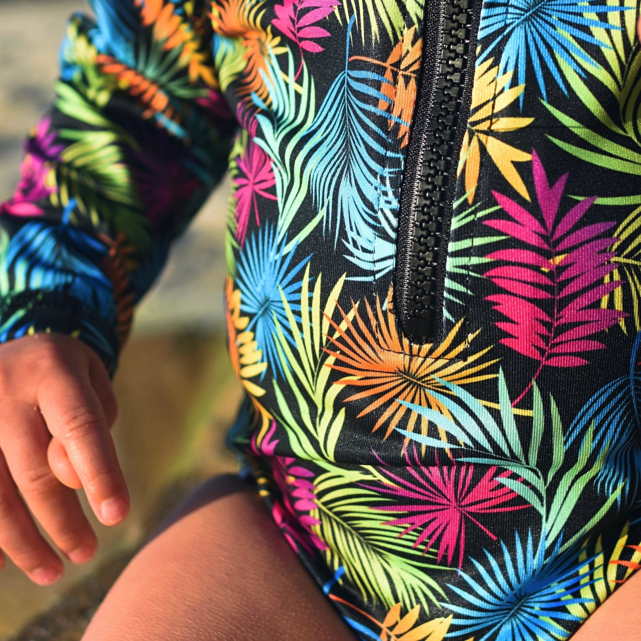 PRE-ORDER Girls Palm Leaf Swim Suit - George Hats