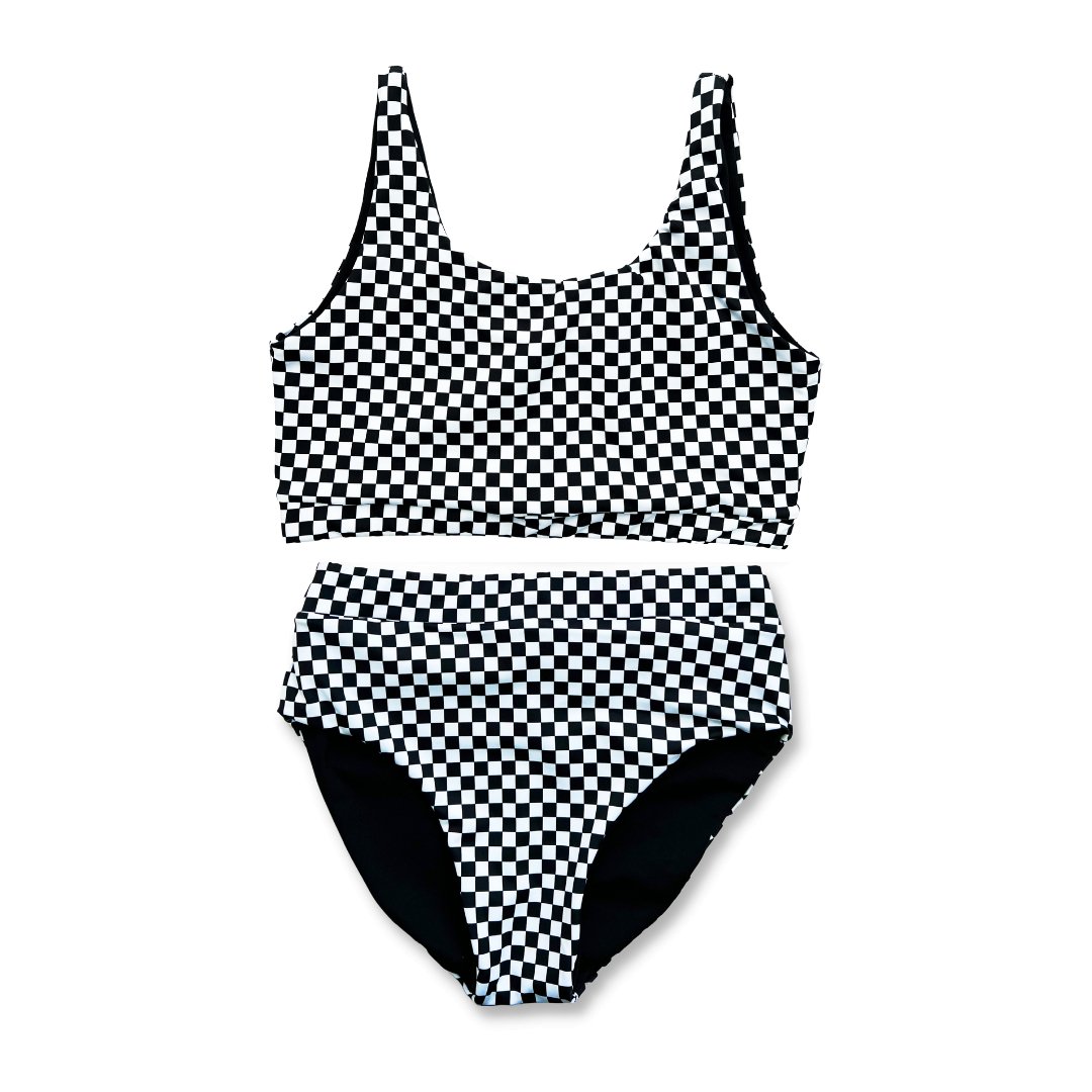 PRE-ORDER Women’s Check 2-piece Swim Suit - George Hats