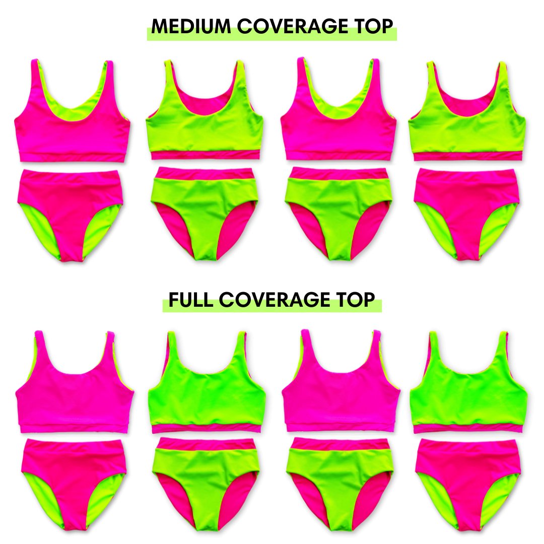 PRE-ORDER Women’s Neon 2-piece Swim Suit - George Hats