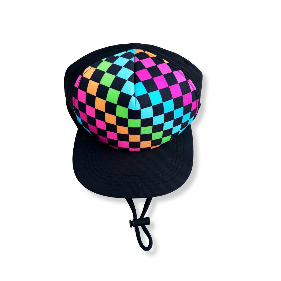 Rainbow Check Surf Hat - George Hats