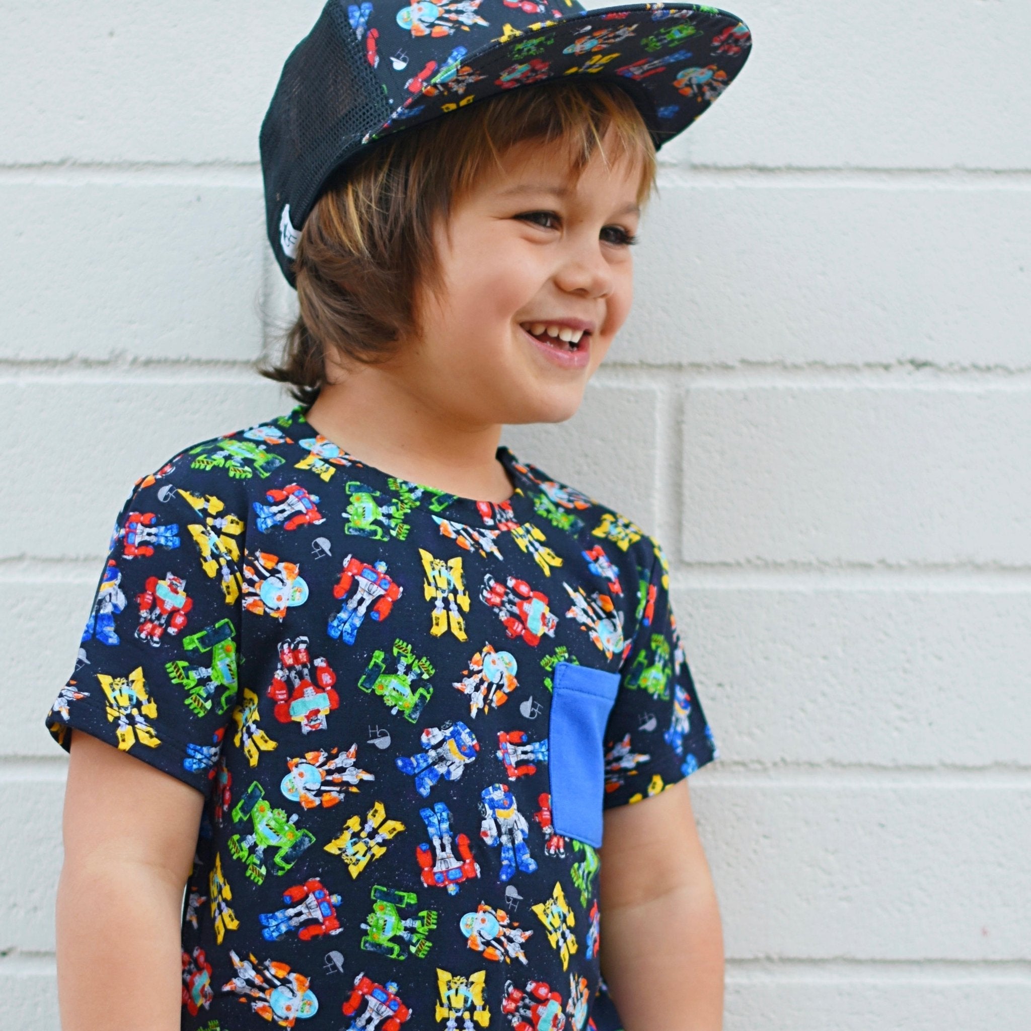 Robot Bamboo Pocket Tee - George Hats