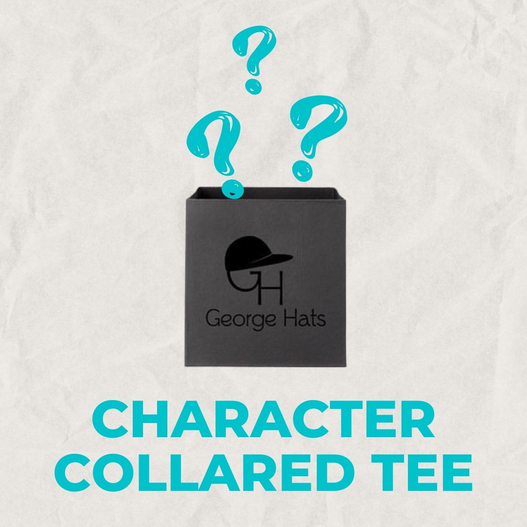 Short Sleeve Collared Tee Character Mystery Grab Bag - George Hats
