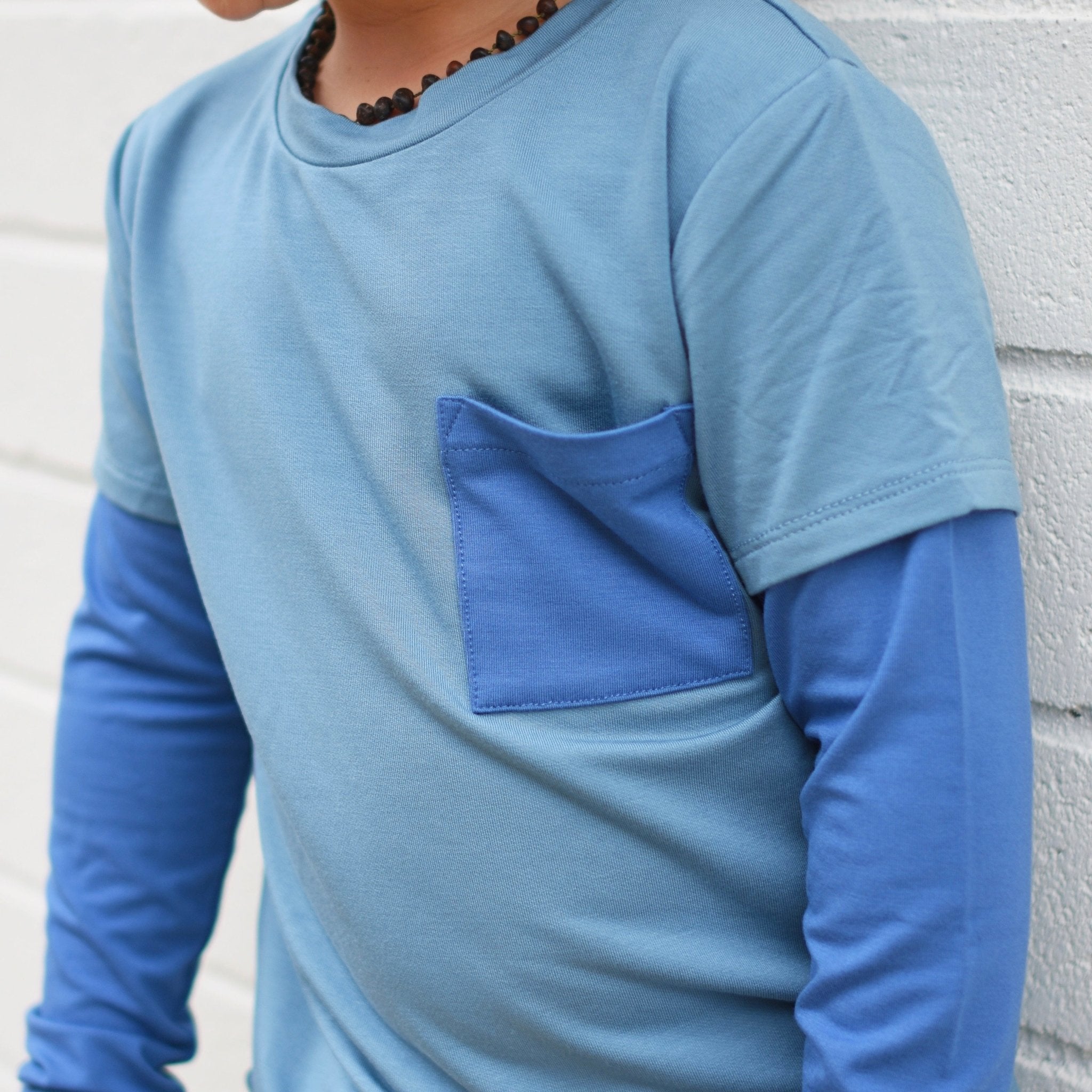 Sky Bamboo Layering Tee - George Hats